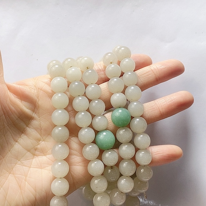 密玉（石英质玉）手链未镶嵌