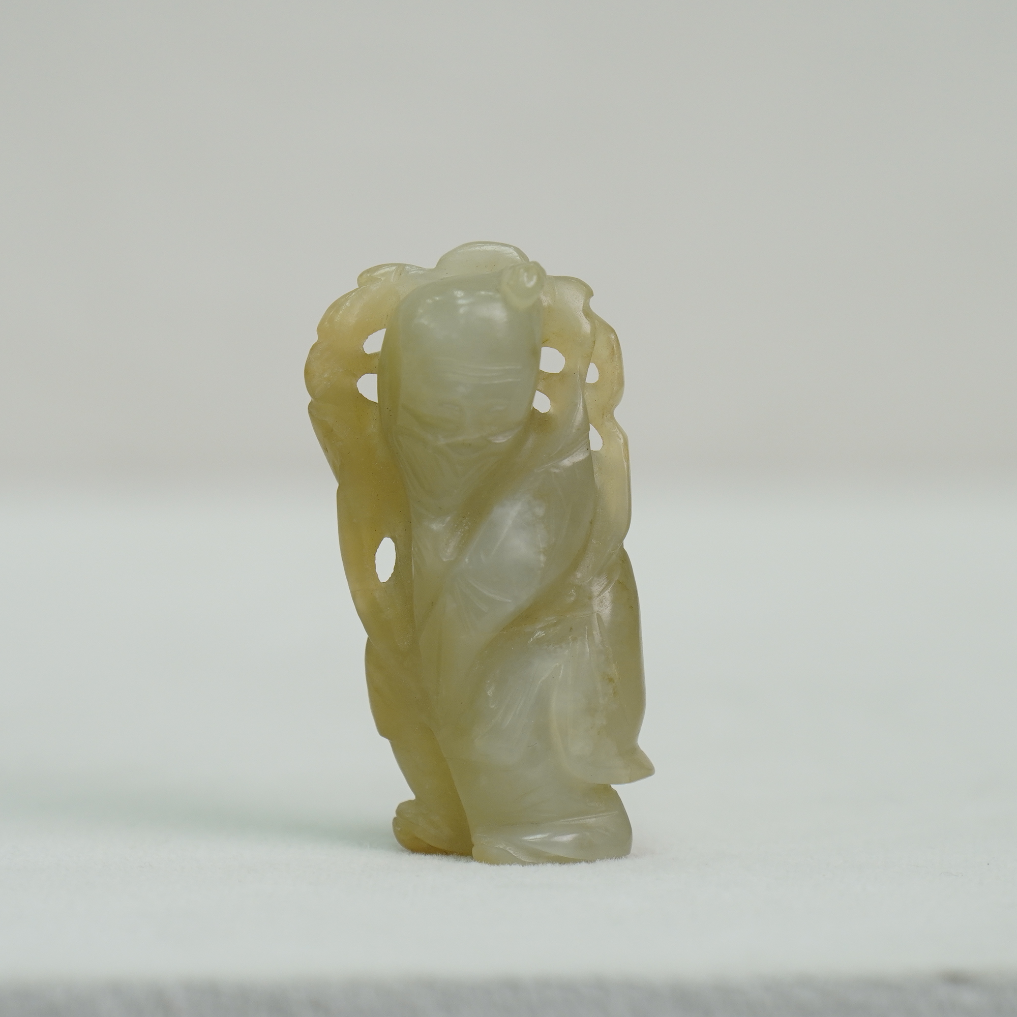 【清】玉石人物挂件-gth604