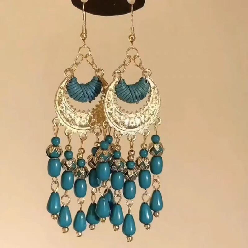 vintage 【朝云落梦】 铜  女士 耳环 ZG0481