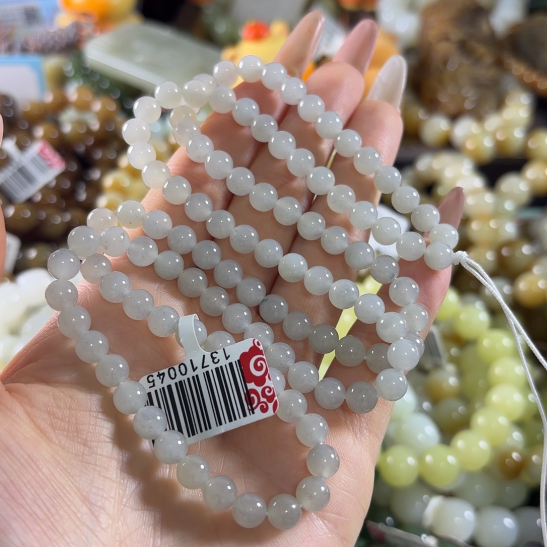 和田玉未镶嵌手链22