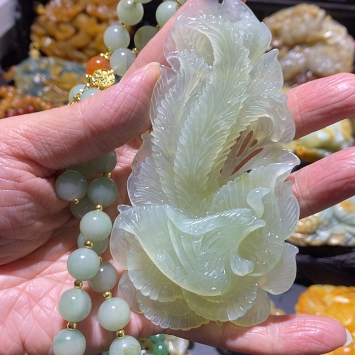 岫玉岫玉吊坠未镶嵌