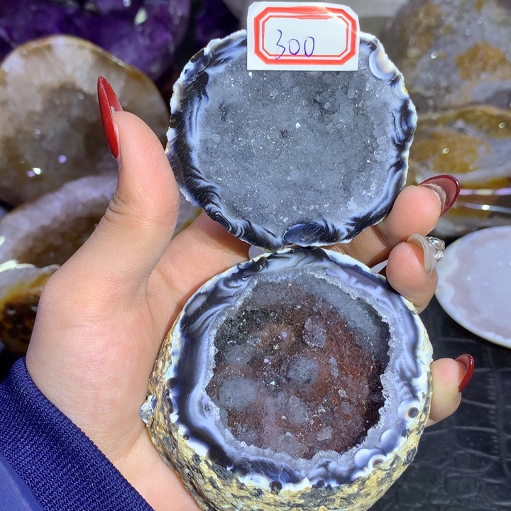 水晶福利蚕丝盆未镶嵌
