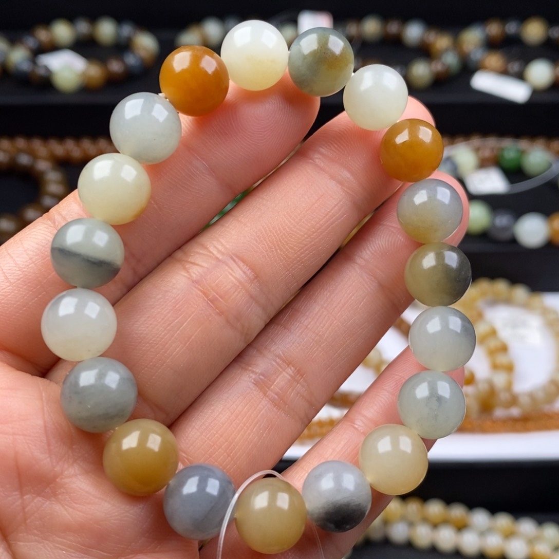 和田玉手串未镶嵌