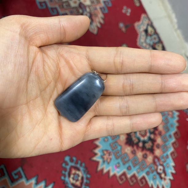 若羌青花微色差吊坠