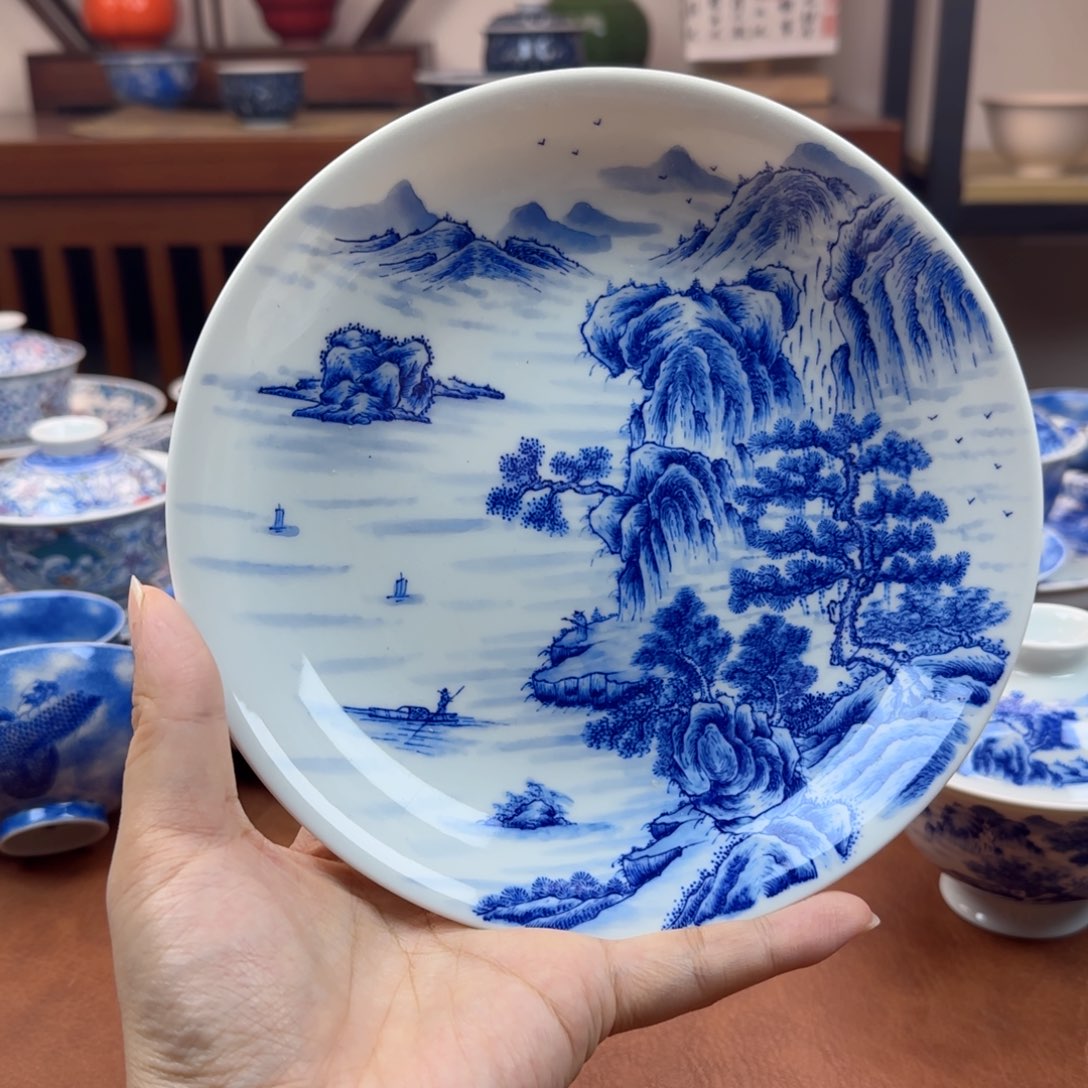 景德镇陶瓷手绘壶茶