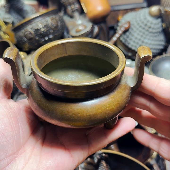 铜器摆件收收藏藏