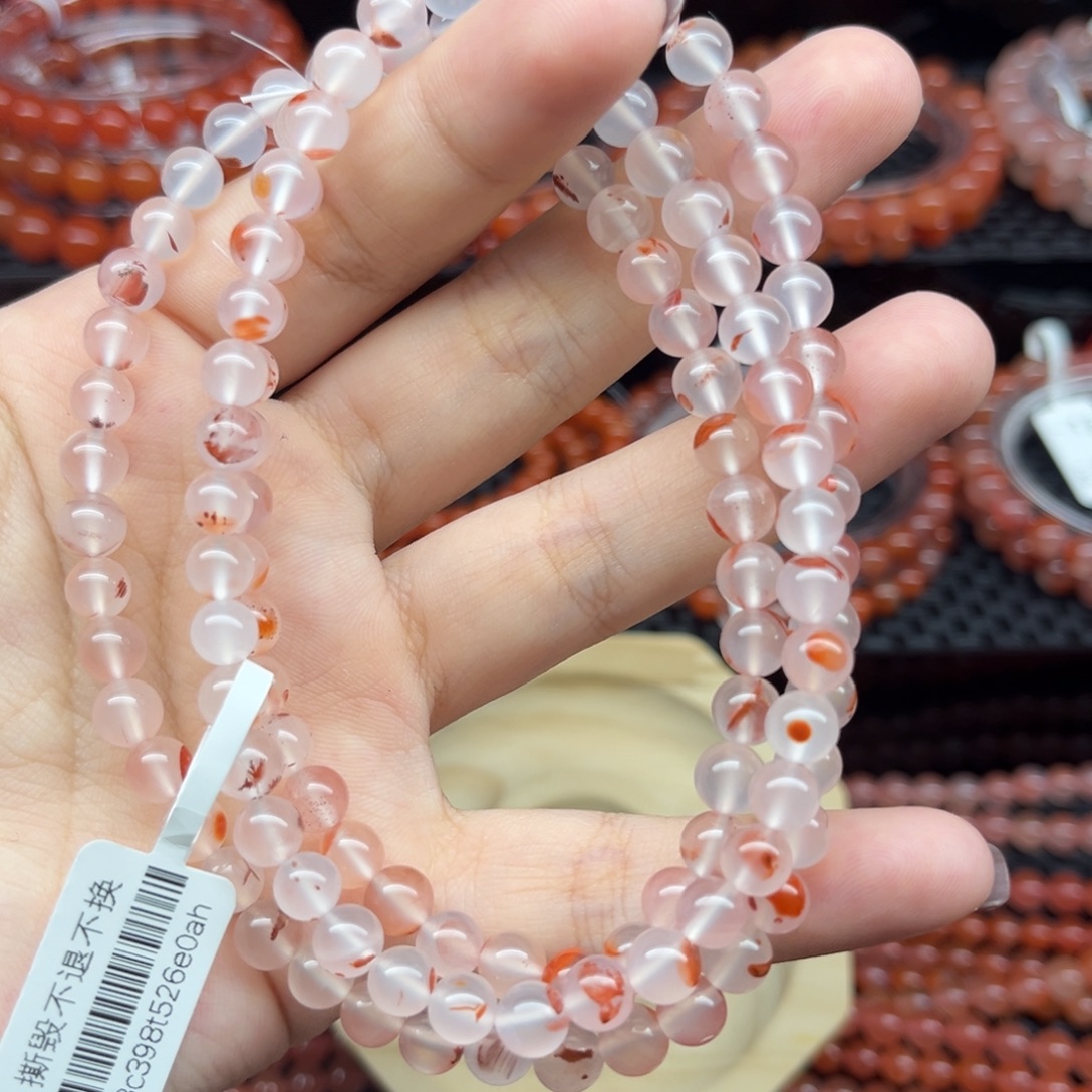 南红玛瑙未镶嵌手链