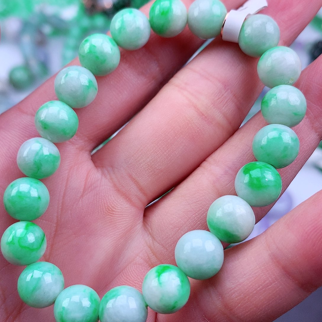 未镶嵌手链翡翠手串