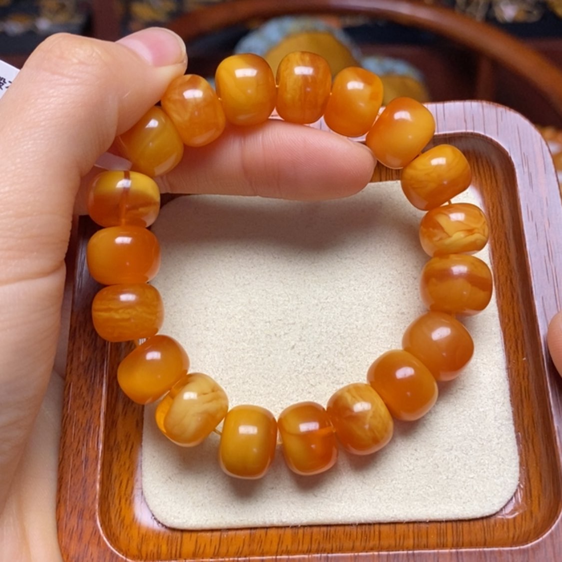 【闪购商品】蜜蜡手链未镶嵌手串