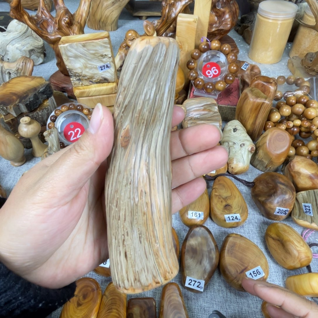 柏木太行崖柏原皮棍子有裂介意慎拍