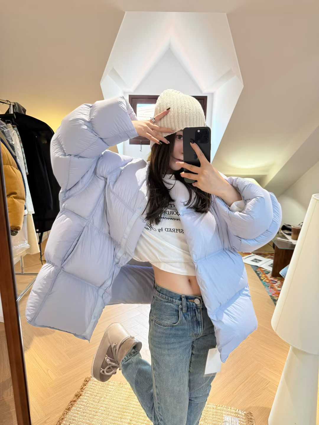 SYUGNA官方授权 25冬新品 小胖胖羽绒服中长款NO退NO换