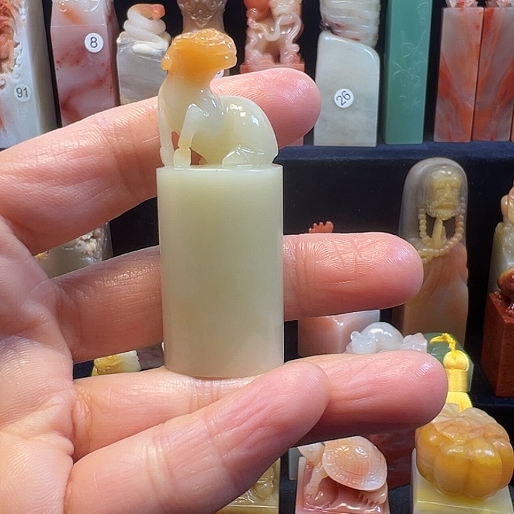 寿山石印石寿山石手工雕刻