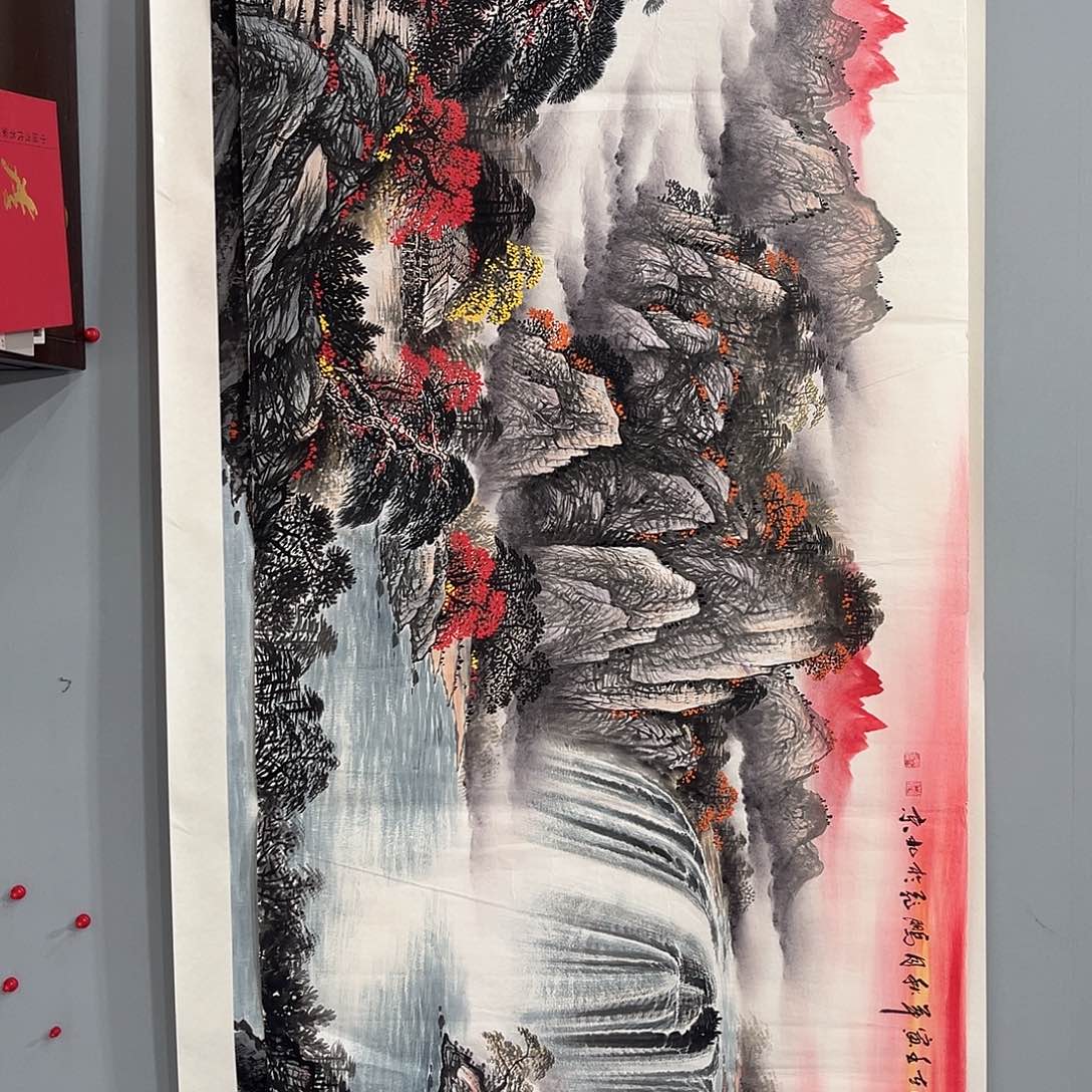 国画国画作品多次入选国内外