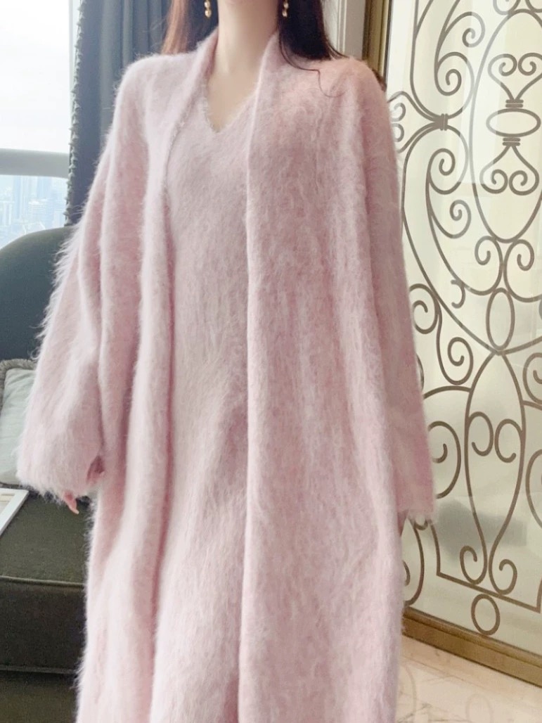 桃禧优选  撤柜设计感时尚百搭宽松慵懒风开衫毛衣