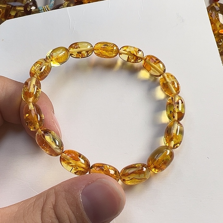 琥珀（花珀）未镶嵌项圈