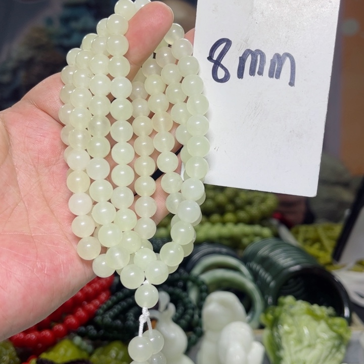 蛇纹石玉颈饰多样性发货未镶嵌