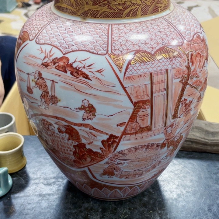 瓷片瓷制作工艺品摆件