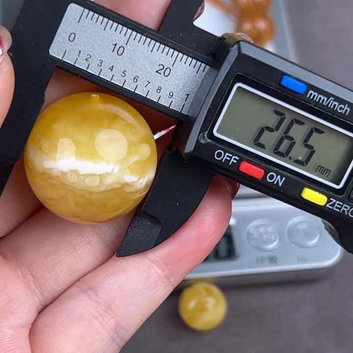 琥珀裸石未镶嵌吃*超全品60