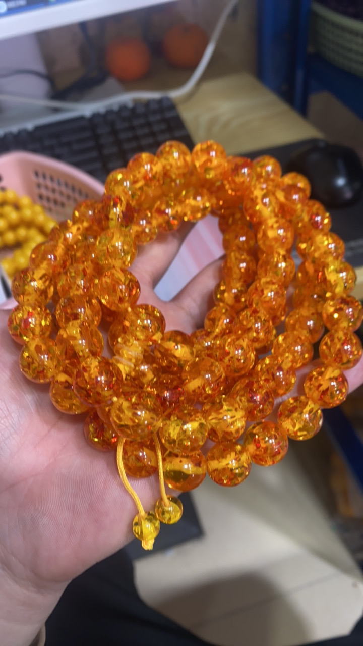 B 687  卡14 108 花珀手串