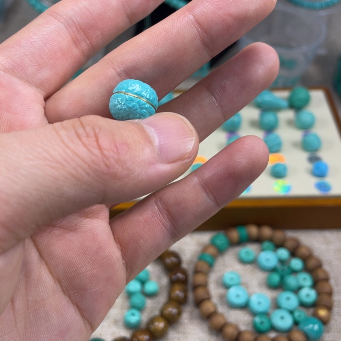 原生态湖北矿小配饰，直径12