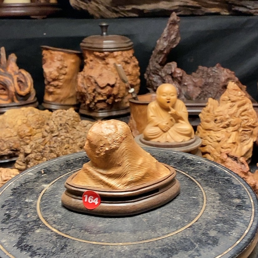 【闪购商品】164号荔枝木香炉工艺