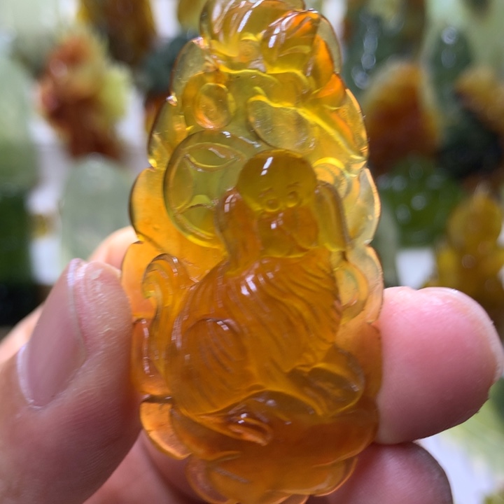 蛇纹石玉珠宝半成品未镶嵌