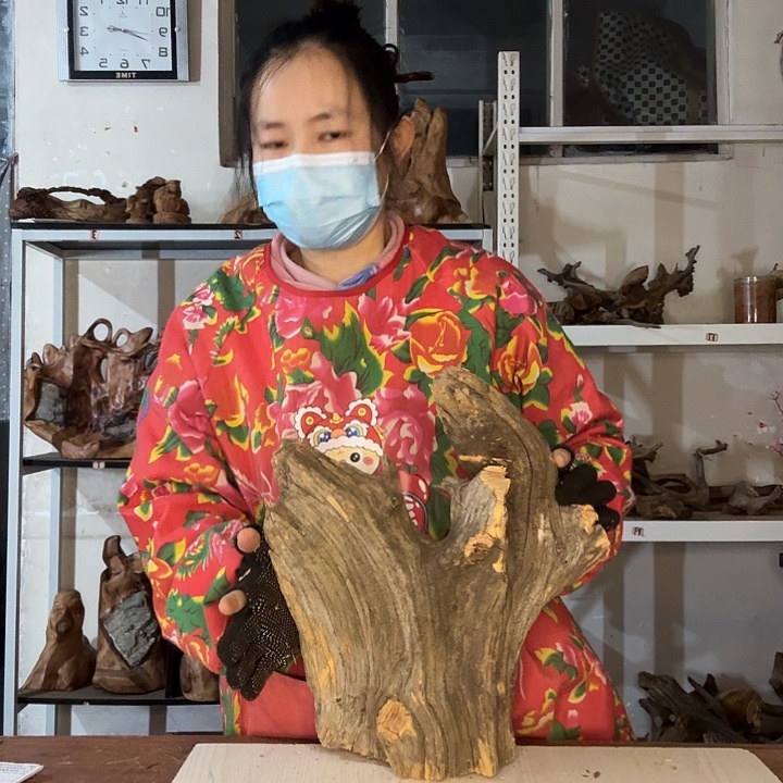 景***号木太行崖柏摆件摆件