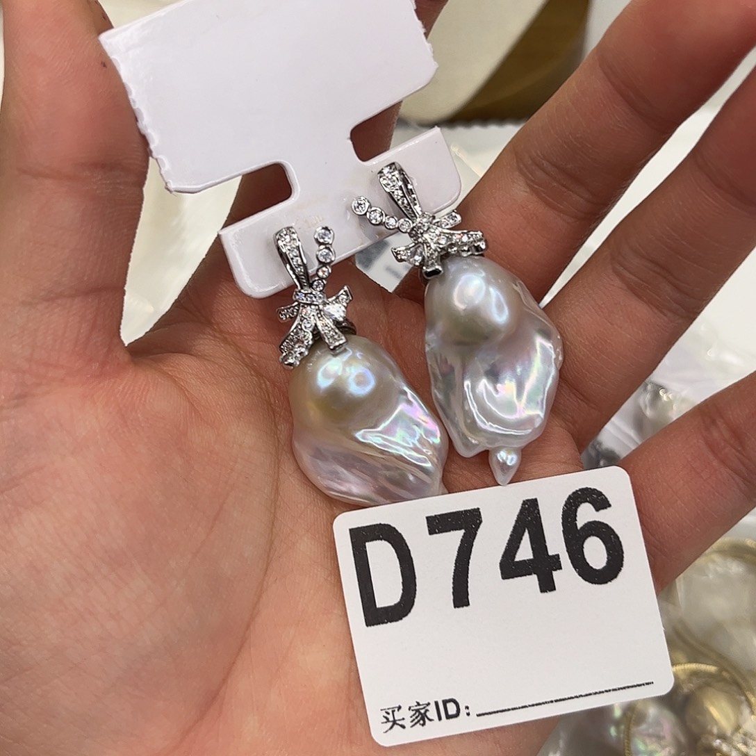 耳饰淡水珍珠合金