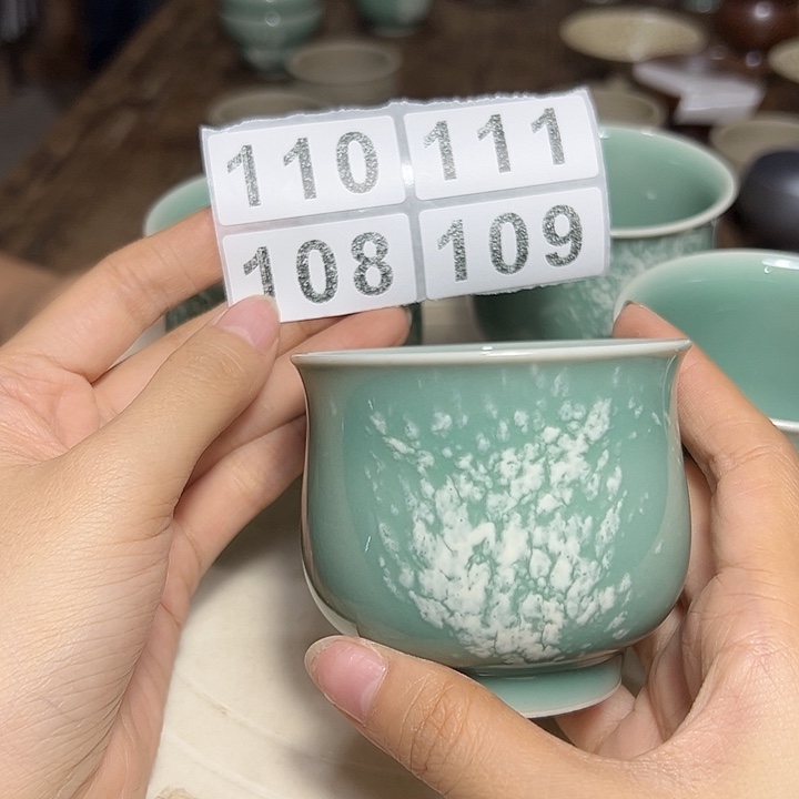 云间青瓷小米茶器龙泉