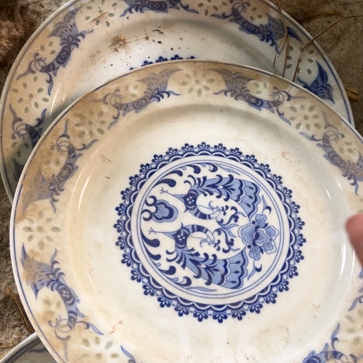 瓷片景德镇陶瓷两个