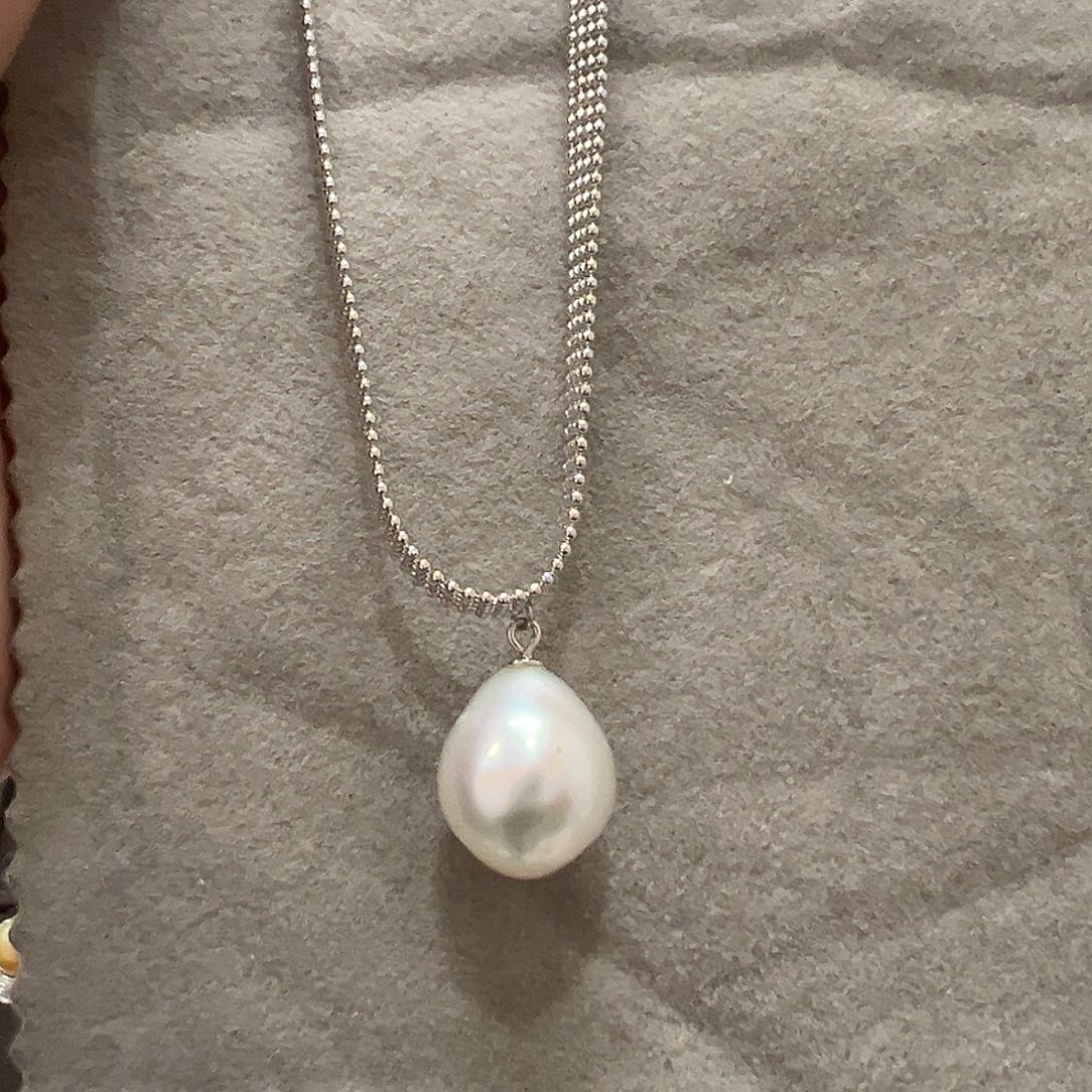 海水珍珠吊坠(赠链)银S925镶嵌