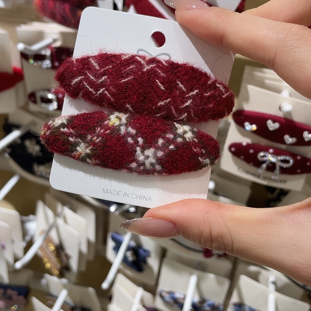 布艺非金属红色小香