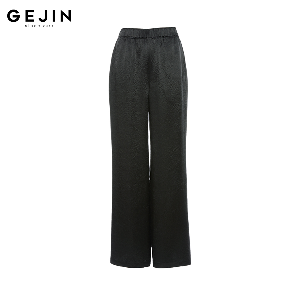 GEJIN/歌锦2025春季新款时尚气质百搭宽松休闲裤91825900042