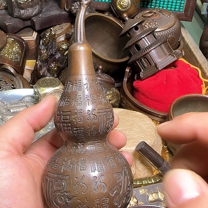 铜器办公室茶室摆件