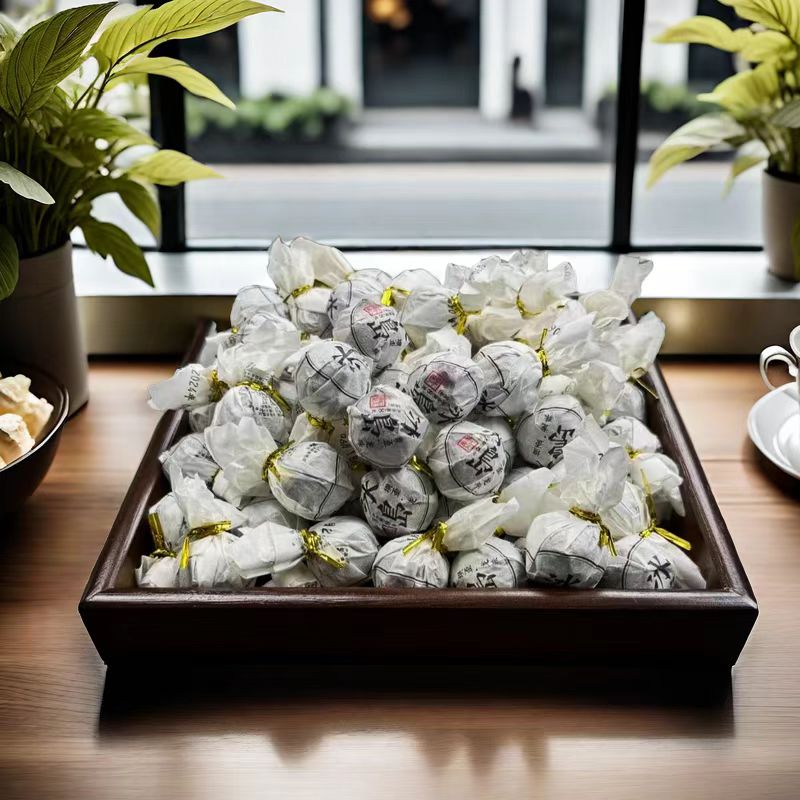 2024年 小户赛古树龙珠 普洱生茶 500g