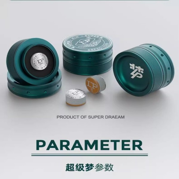 【超级梦皮头】LP超级梦皮头 台球杆小头斯诺克专用黑八桌球黑8