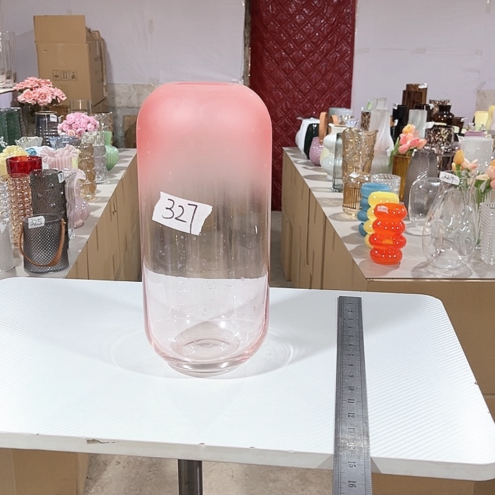 玻璃327高28口6孤品玻璃花瓶嘎嘎好看玻璃花瓶