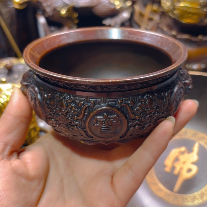 铜器摆件收收藏藏