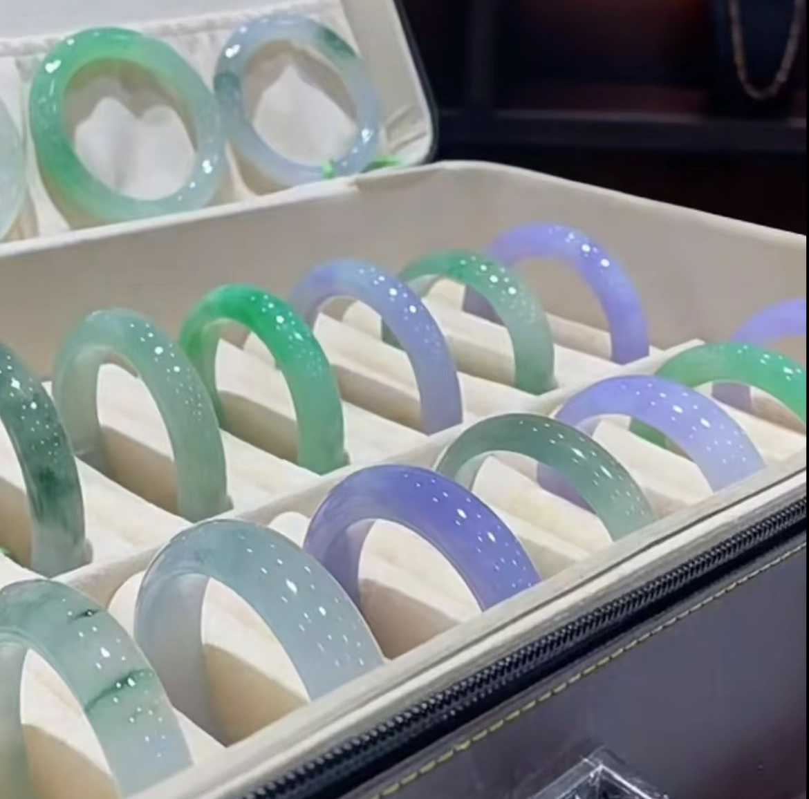 时尚女神冰透女款精美美人镯--多样性发其一非遗手工艺025