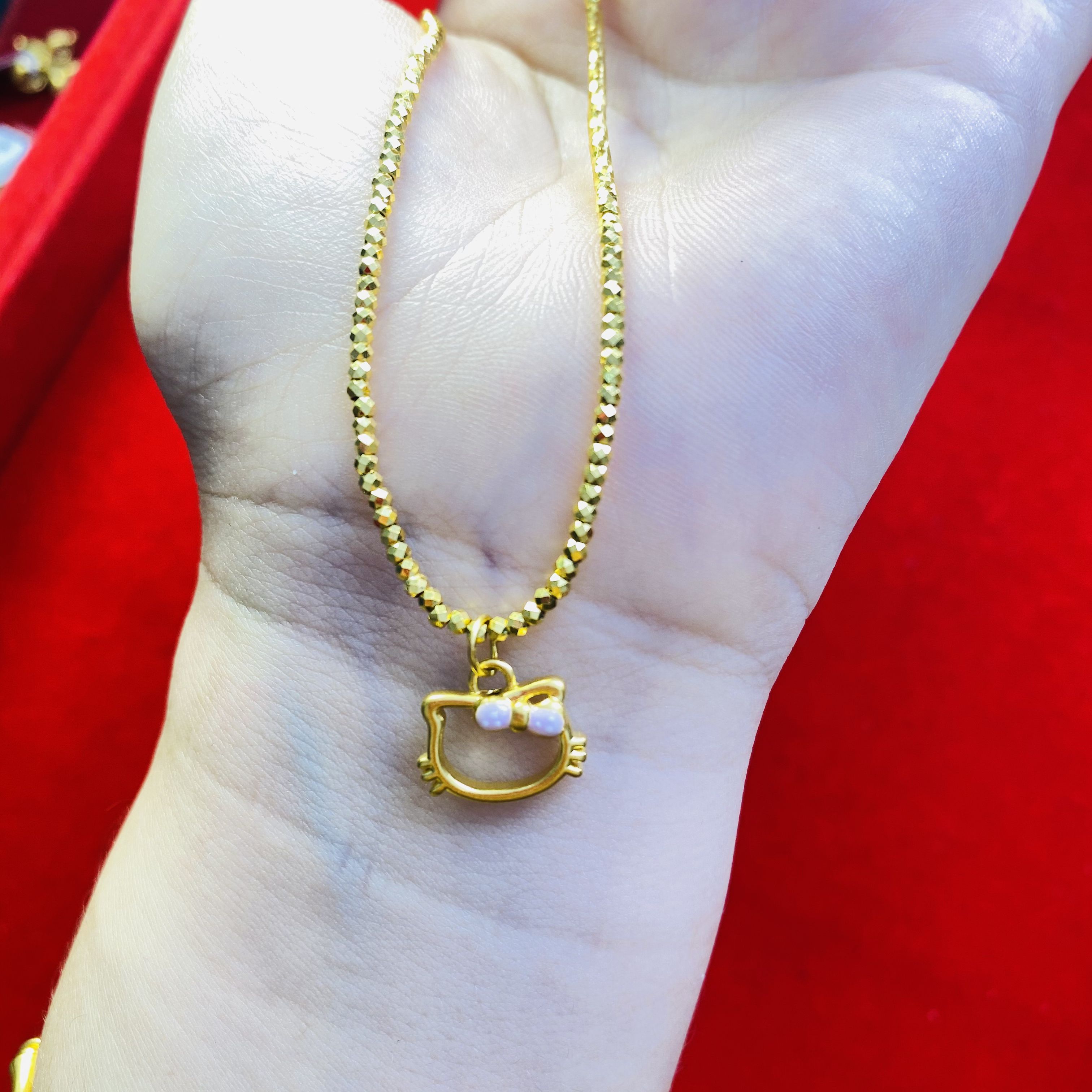 【莹莹专享】足金999 kt猫手 GP 3.12 纳金添福