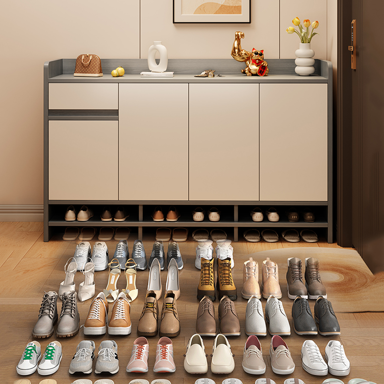 @3走廊鞋柜 靠墙鞋柜收纳柜一体 大容量门口鞋柜鞋架子2025新款