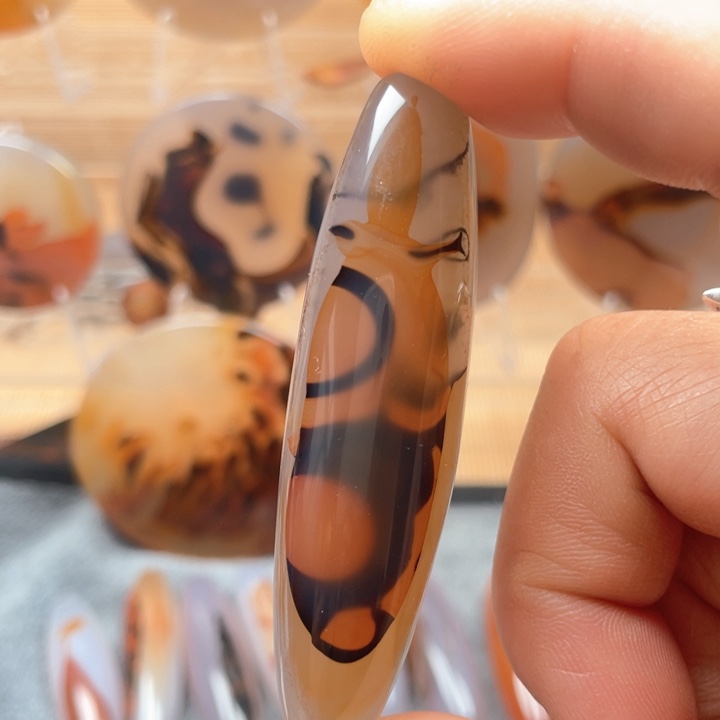 玛瑙/玉髓吊坠(不含链)未镶嵌