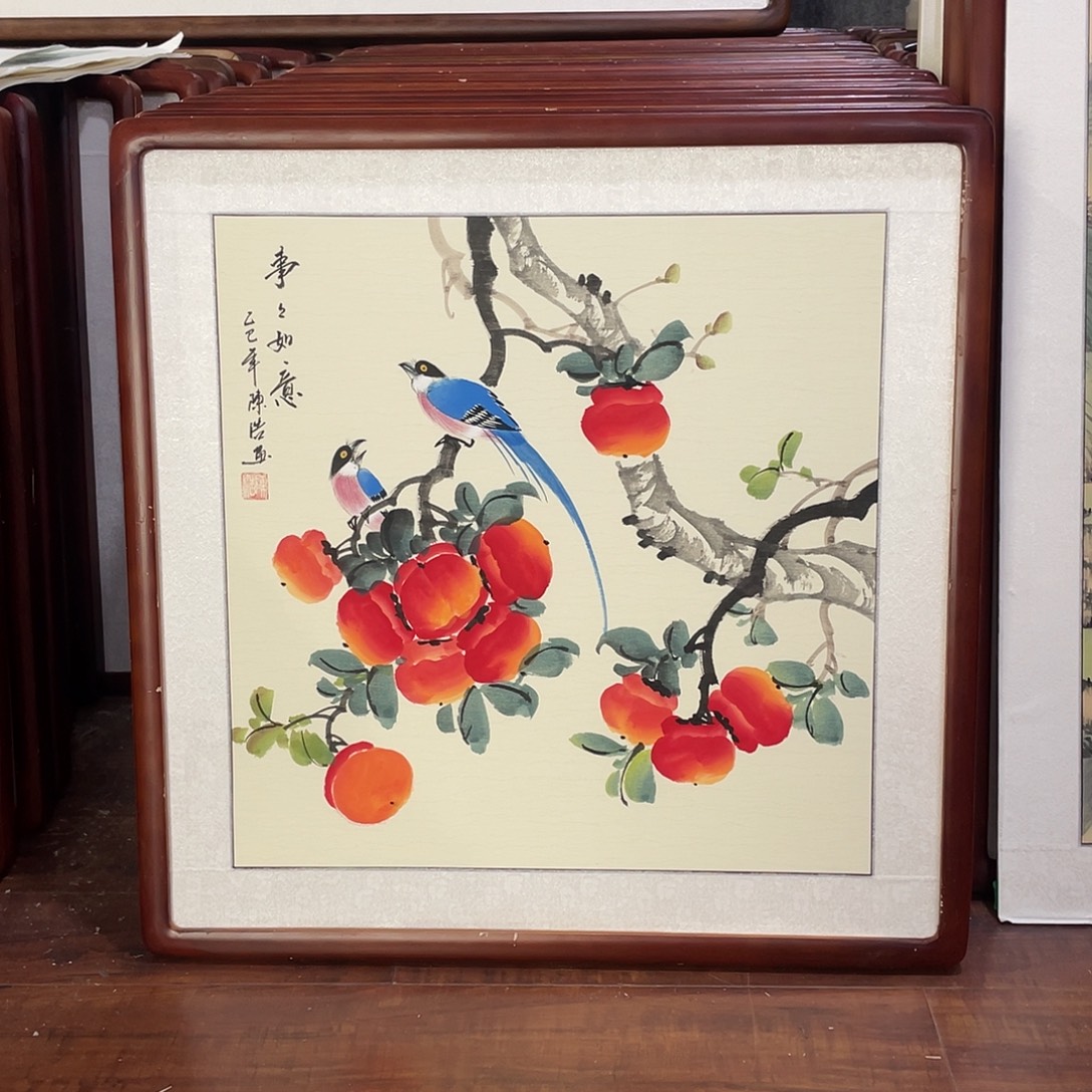 国画带框尺寸63*63厘米
