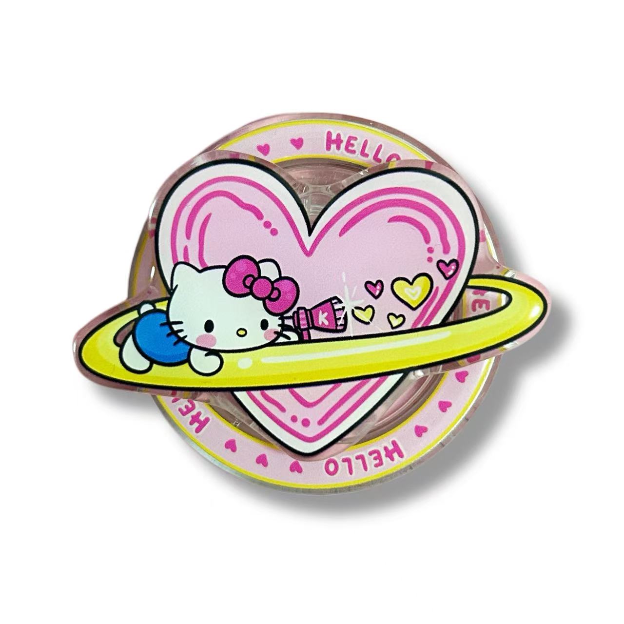 磁吸卡通可爱爱心kitty手机壳通用支架