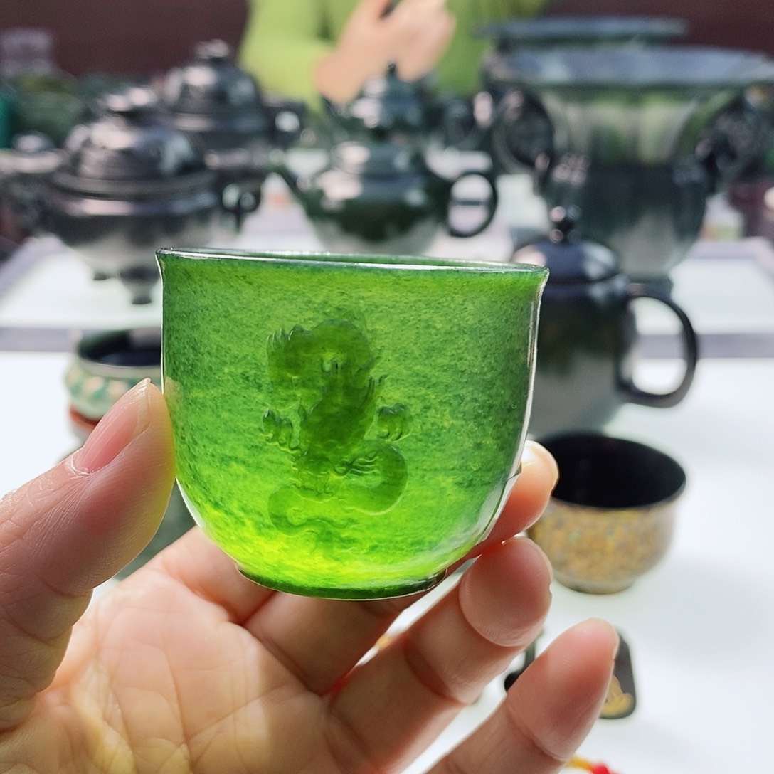 和田玉（青玉）摆件未镶嵌