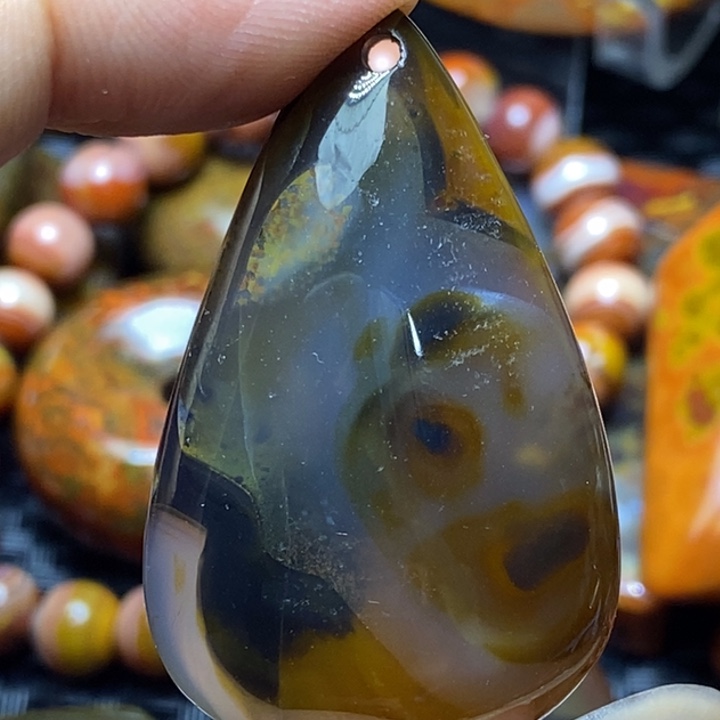 玛瑙/玉髓颈饰未镶嵌用****3