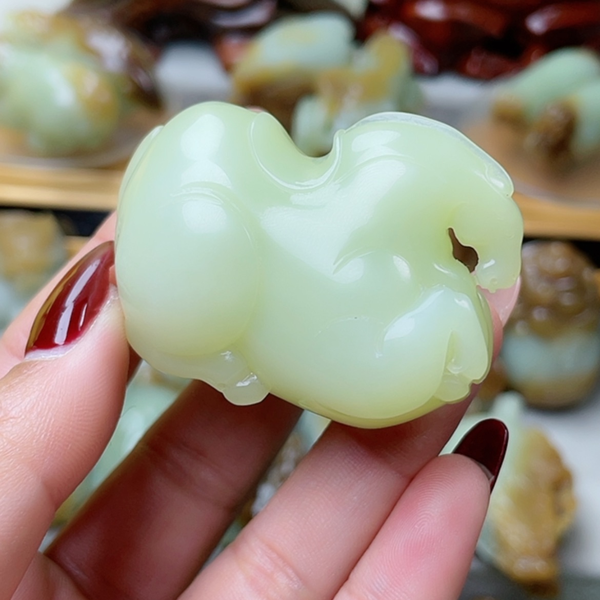 【闪购商品】未镶嵌和田玉挂件叻