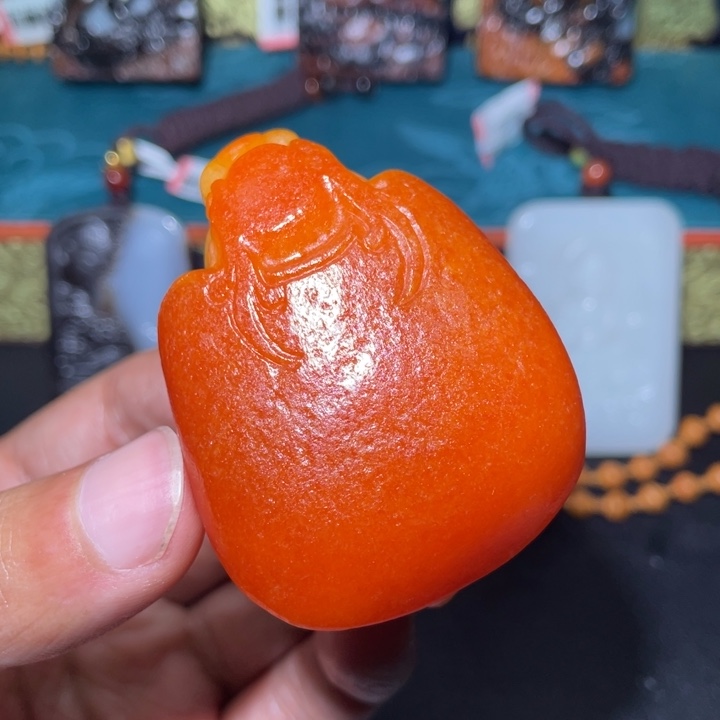 和田玉未镶嵌颈饰J