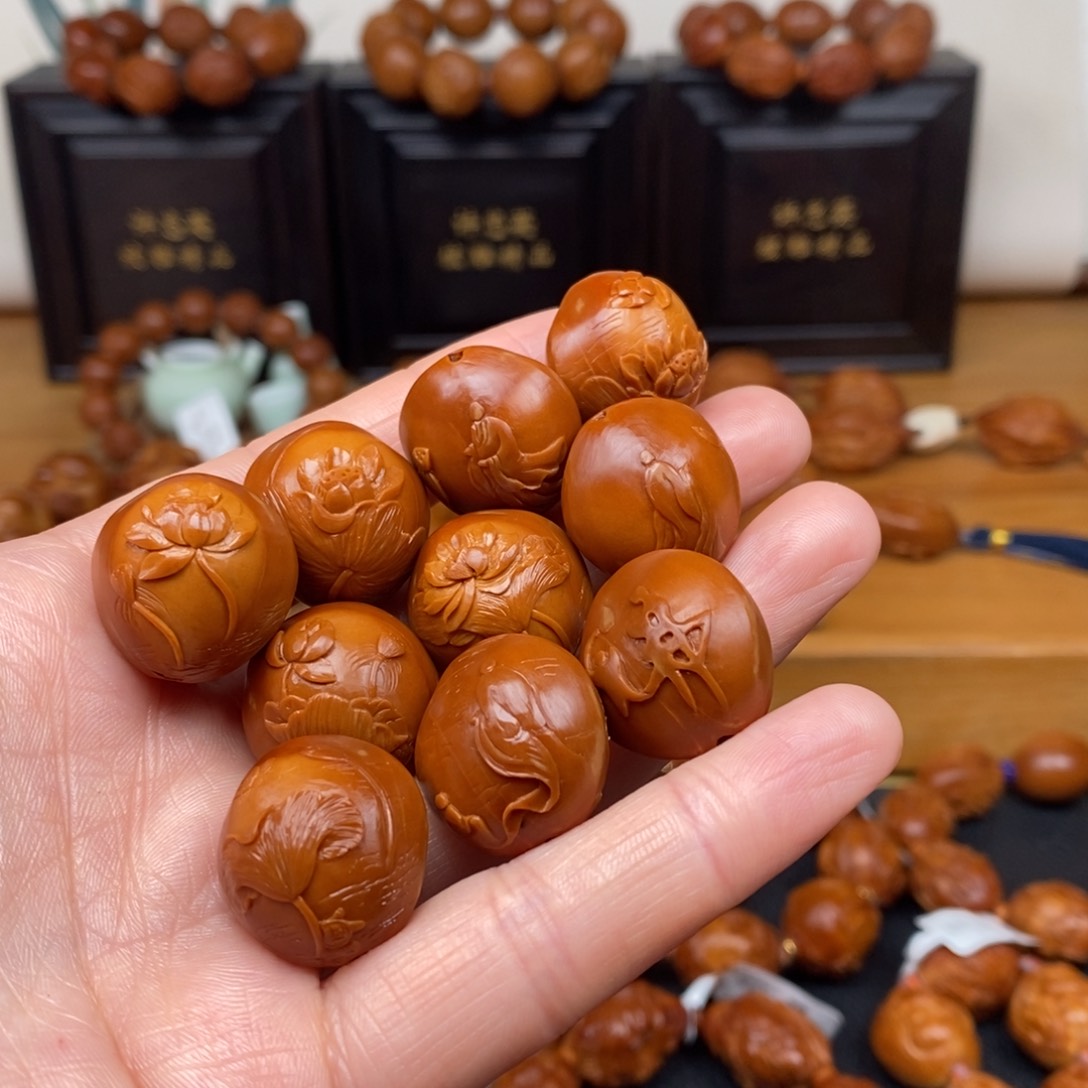 手串橄榄核曹华老师莲花无相
