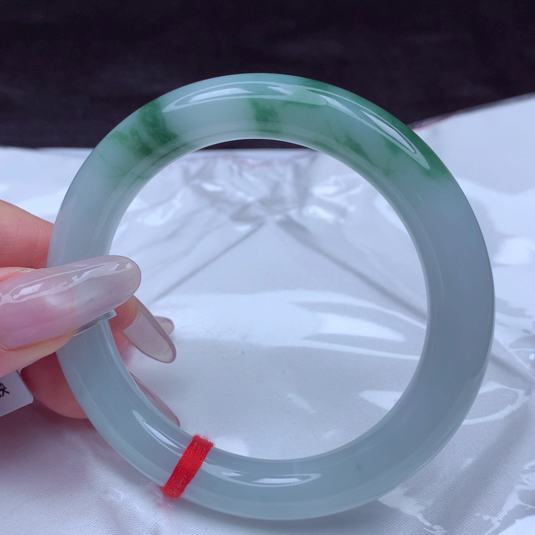 翡翠未镶嵌手镯手镯56